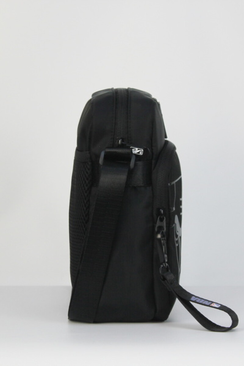 Morral clásico doble cierre Chicago Bulls - NBA Negro
