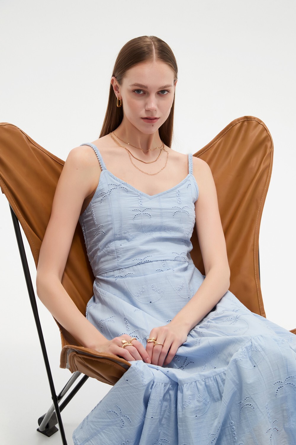 Vestido Mushita Celeste