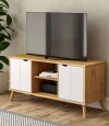 Rack para TV 2 Puertas Linea Dublin Blanco
