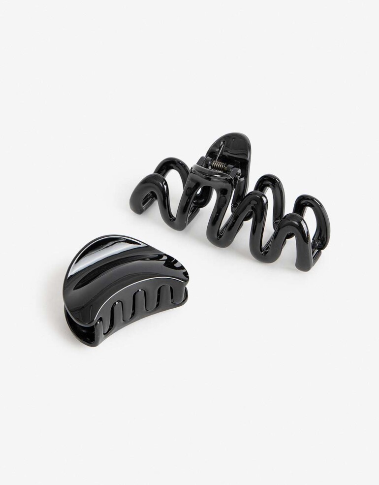 Broches Sets Glossy Set De Broches Glossy - Negro