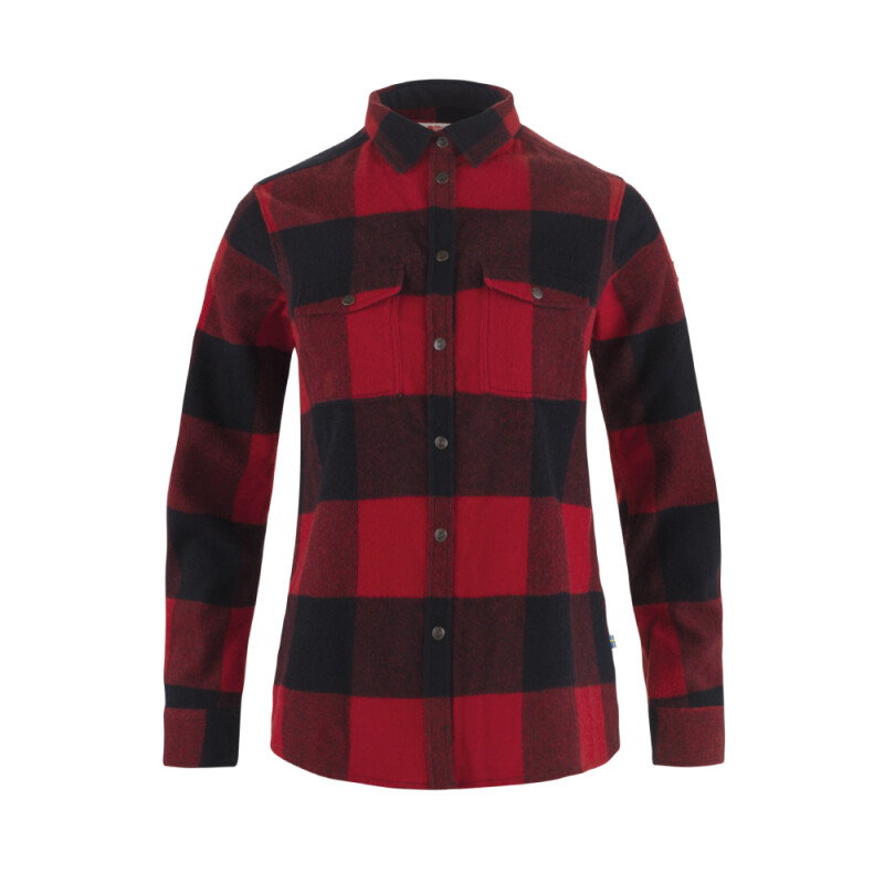 Camisa Fjallraven Canada Shirt W Mujer Red