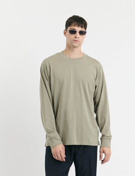 520682 T-SHIRT HARRINGTON LABEL Verde
