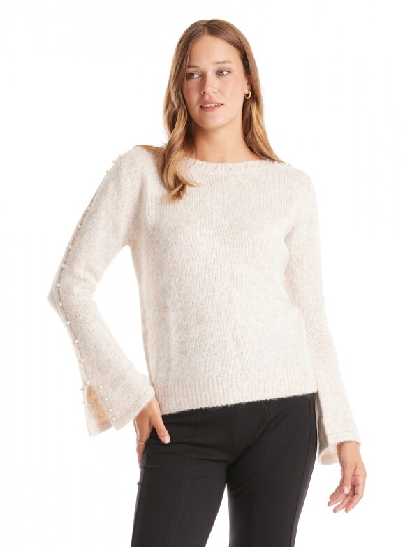 Buzo Lana Perlas BEIGE