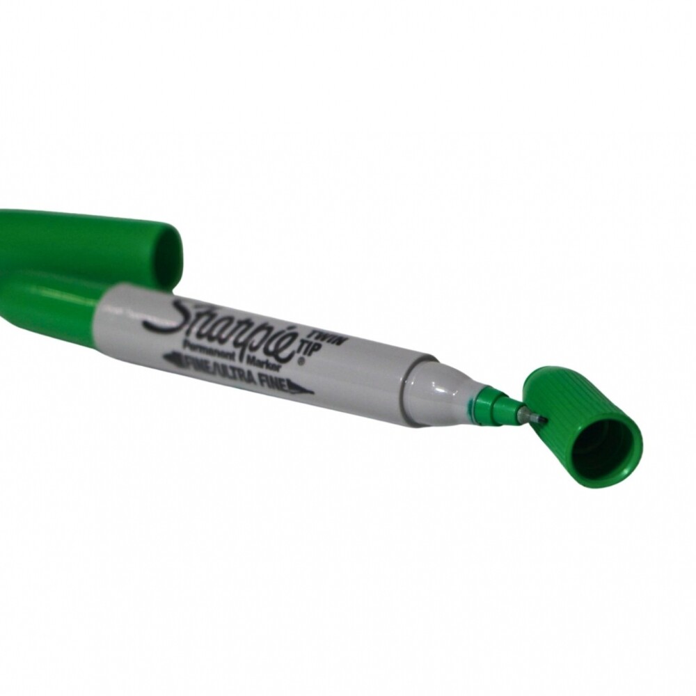 MARCADOR SHARPIE FINO VERDE TWIN