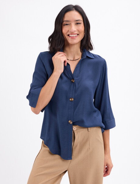 Blusa Dalia azul