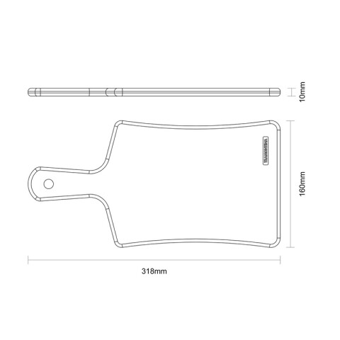 Tabla con mango, línea DELICATE -TRAMONTINA TB1503