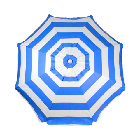 Sombrilla para Playa UV Bel 100 x 160 cm BCO/AZUL