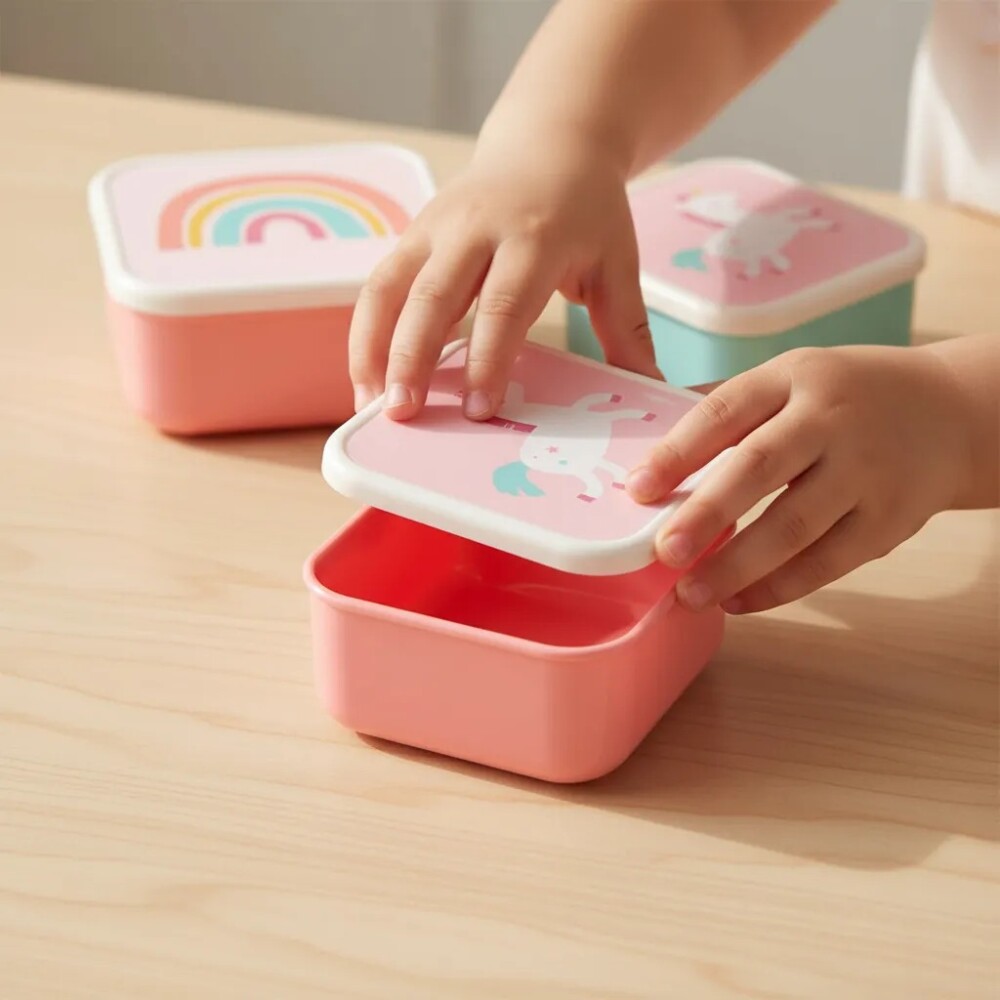 Set x3 tupper BUBA magic unicornio magic