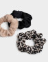 Skunzies Set por 3 Set De Scrunchies Satén - Combinacion Tricolor