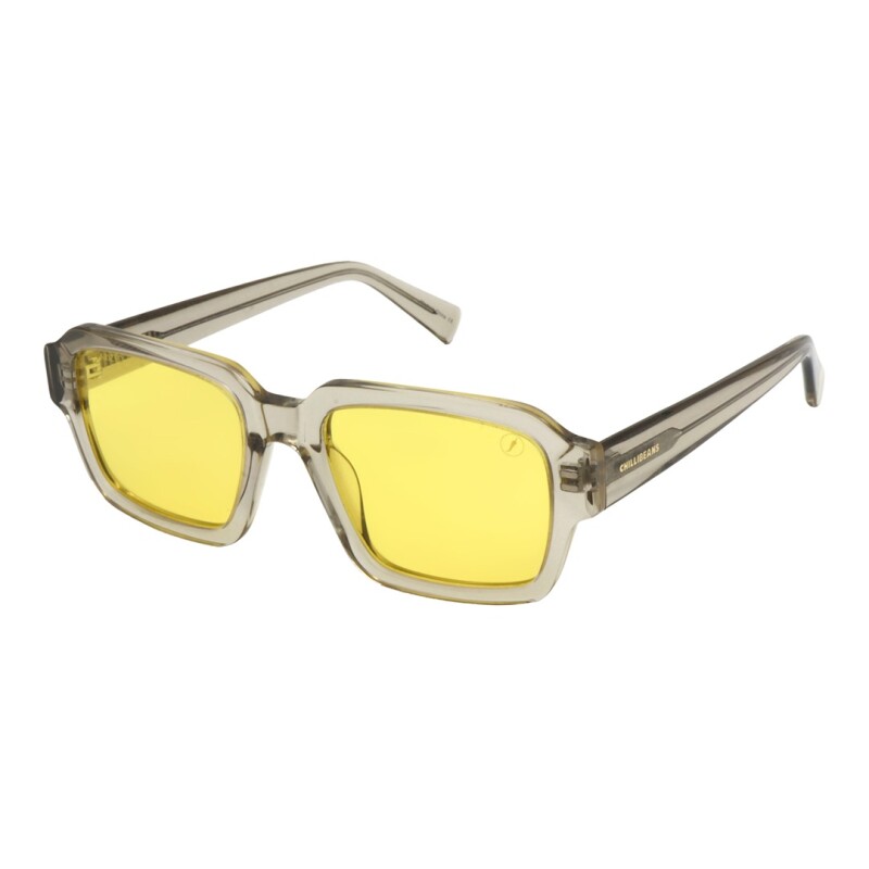 Lentes de Sol Chilli Beans Morelos Gris - Amarillo