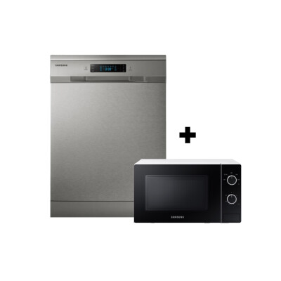 Lavavajillas Samsung 60 cm 14 Cubiertos 7 Programas Acero Inoxidable + Microondas MS20 de regalo