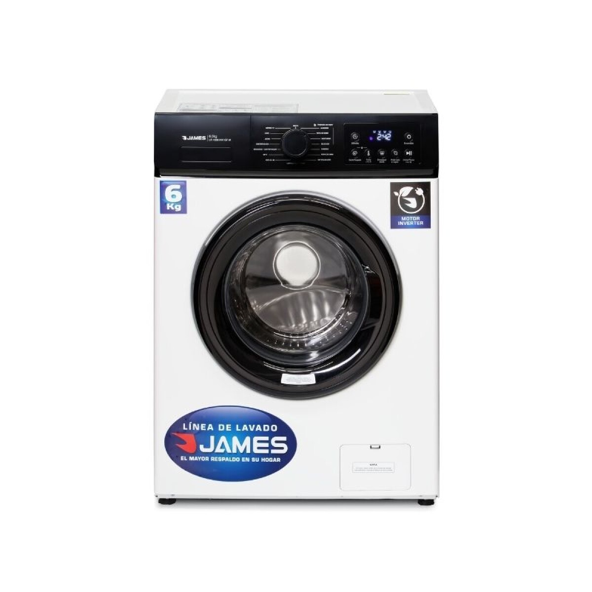 LAVARROPAS JAMES LR 1006 INV G7 W CARGA FRONTAL 6KG 