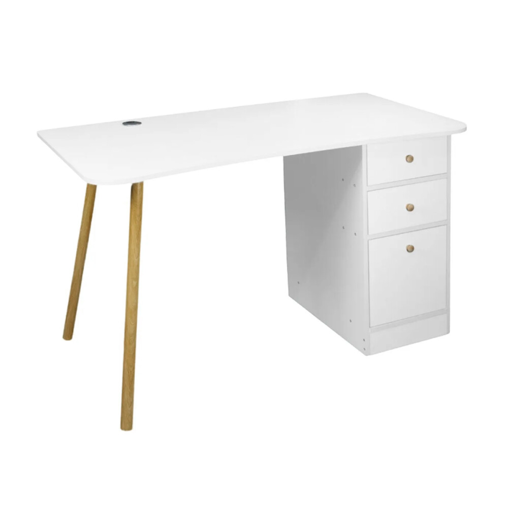 Escritorio estilo nórdico Blanco