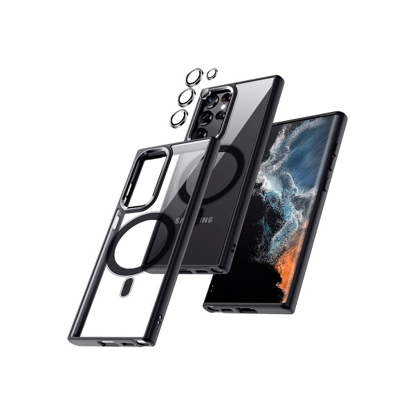 Protector para Samsung Galaxy S24 Ultra bordes negros Protector Para Samsung Galaxy S24 Ultra Bordes Negros