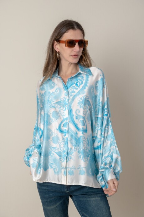 CAMISA MARTE Celeste