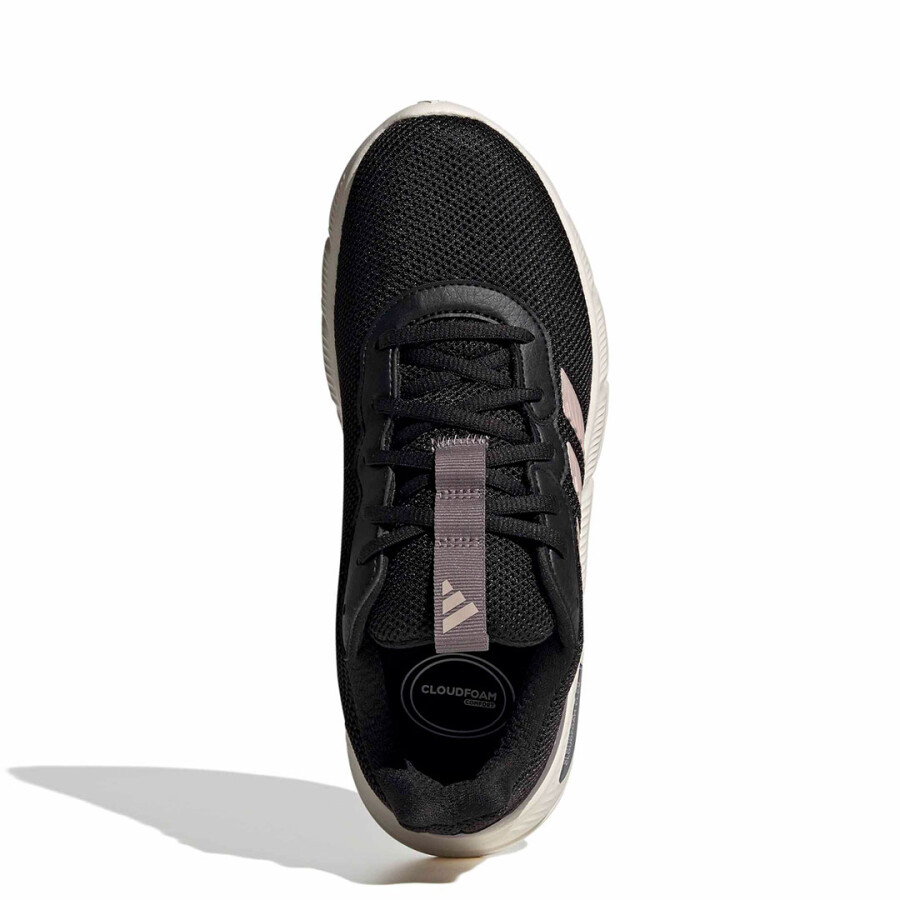 Championes de Mujer Adidas Championes Cloudfoam Flex Negro - Rosa Viejo