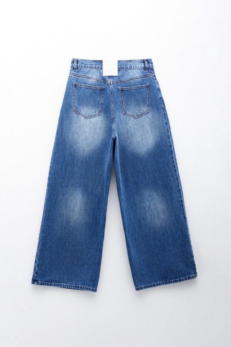 JEANS WIDE LEG Azul