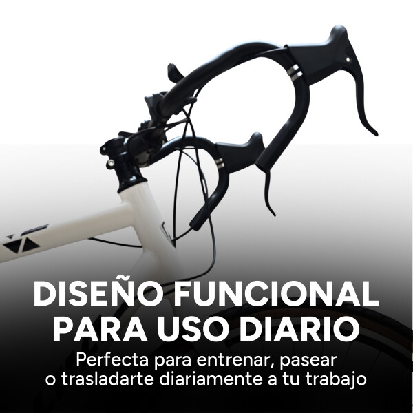 Bicicleta Kajla Ruta Rodado 26 Freno De Disco 21 Velocidades Blanco 1