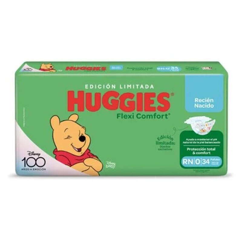 Pañales Huggies Flexi Comfort Mega Rn 34 Uds Pañales Huggies Flexi Comfort Mega Rn 34 Uds