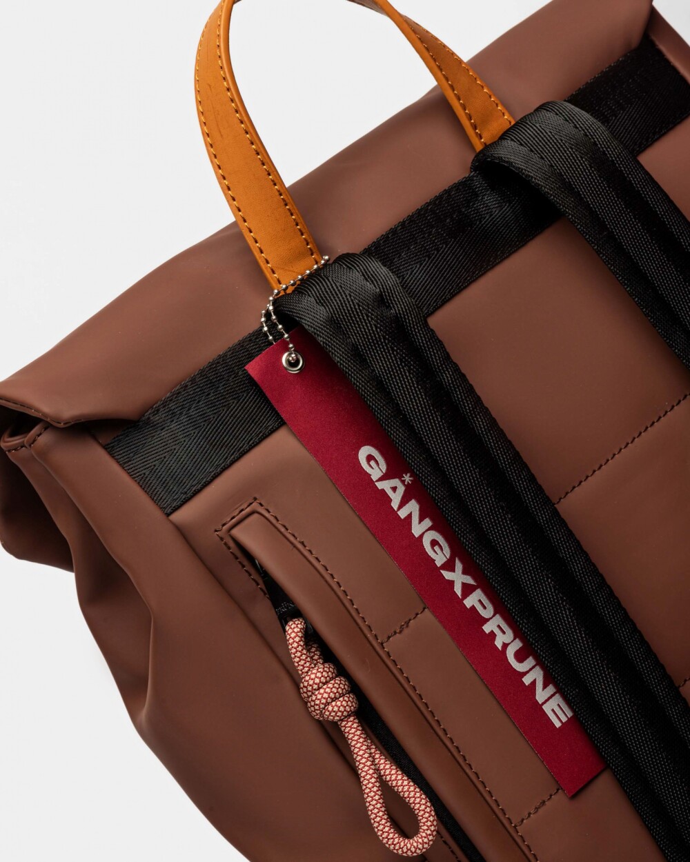 Mochila J Gang En Efecto Cuero Marron