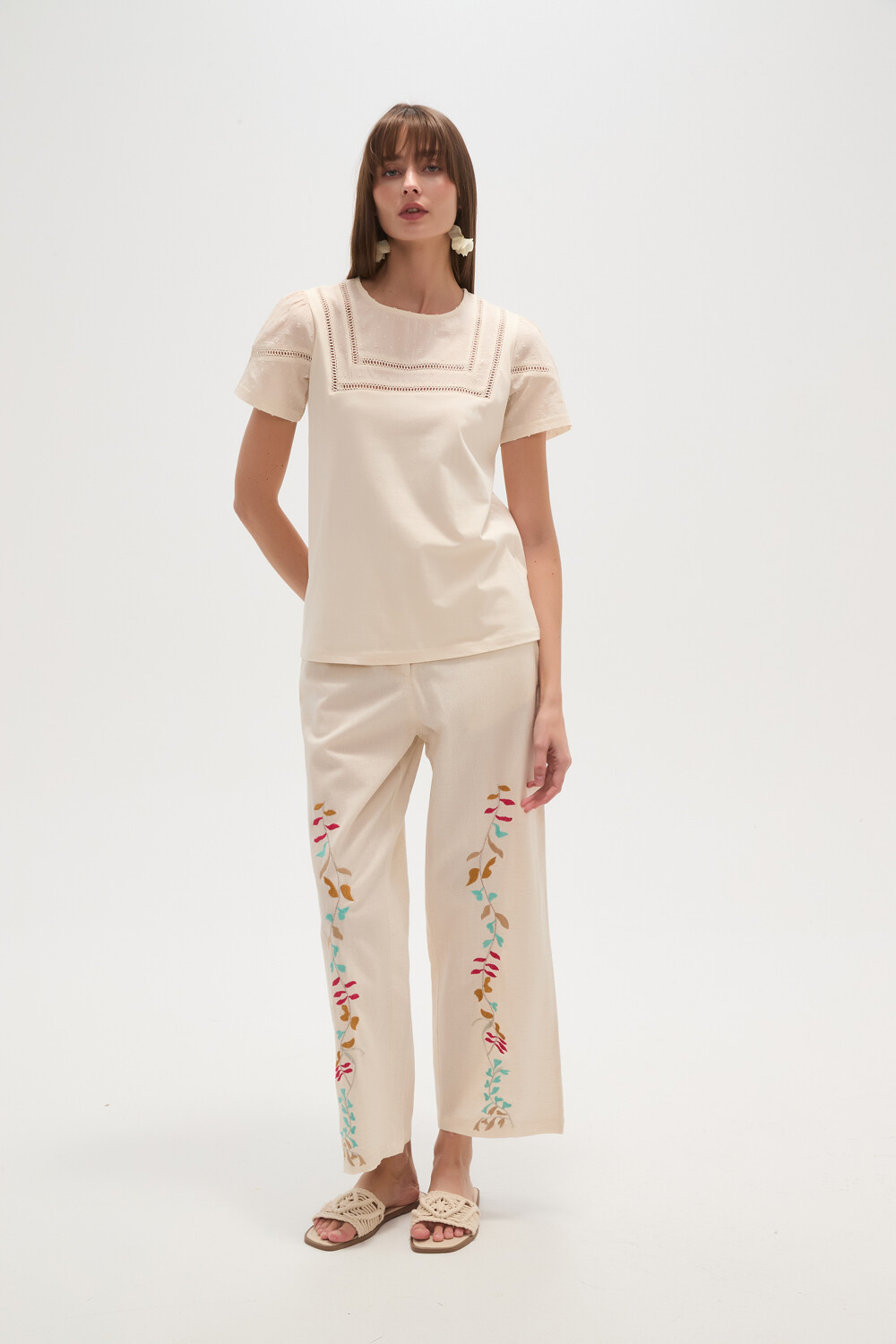 Remera Arboletes Crudo / Natural