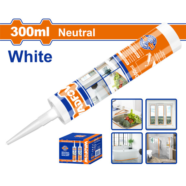 SILICONA NEUTRA BLANCA 300ML WADFOW WGQ2T11 SILICONA NEUTRA BLANCA 300ML WADFOW WGQ2T11