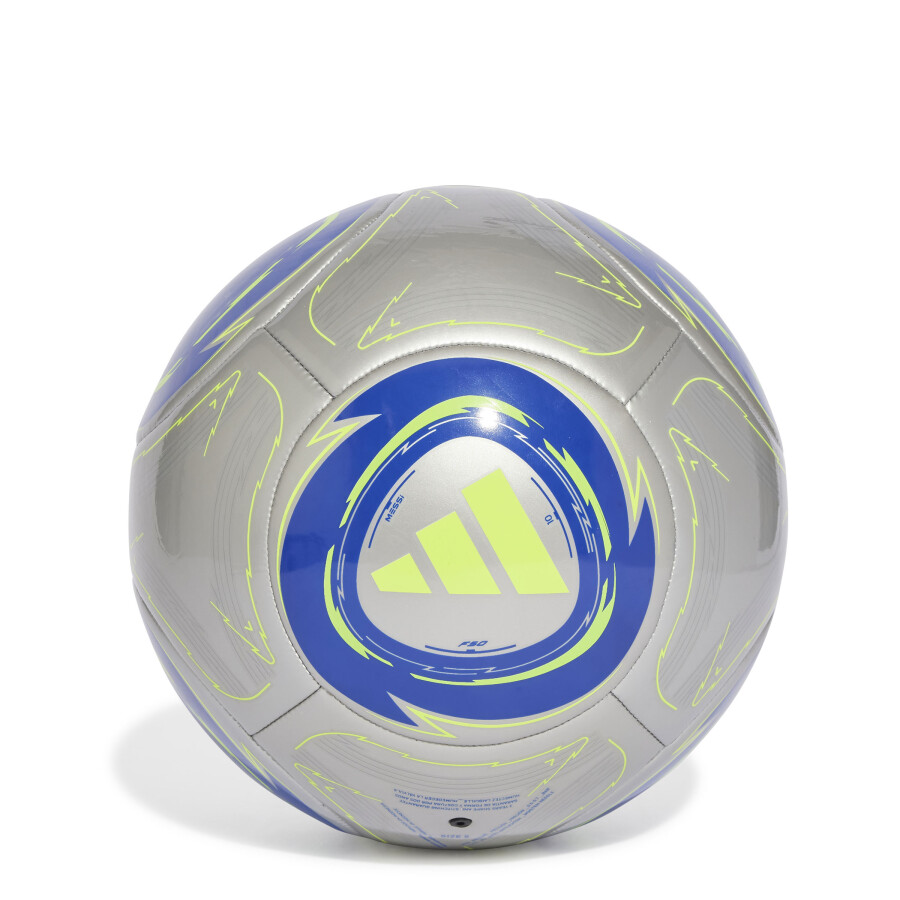 Pelota Adidas Messi Club Plata-Azul-Amarillo