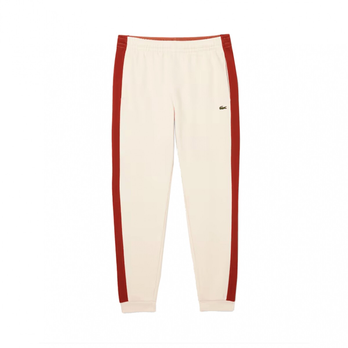 PANTALON LACOSTE ALGODÓN C/PUÑO COLORBLOCK - HBI 