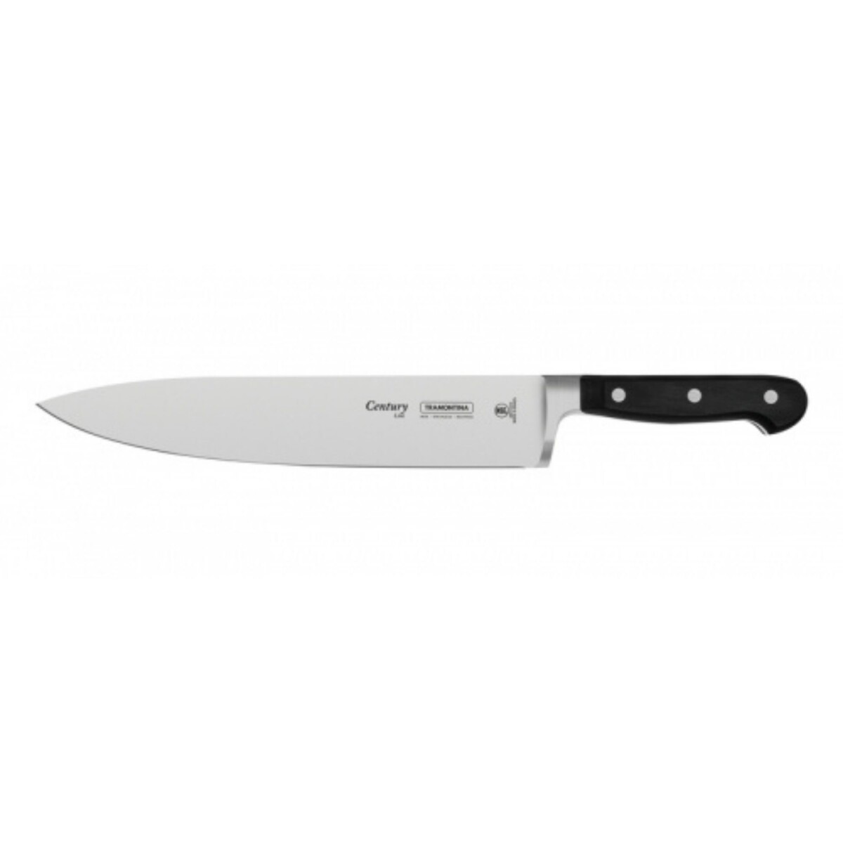 Cuchillo Chef 10" Acero Inoxidable Mango Negro | Tramontina 24011/110 