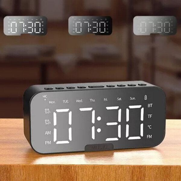 Reloj Radio Parlante Bluetooth Ledstar G10 RELOJ DESPERTADOR BT/FM/AUX G10