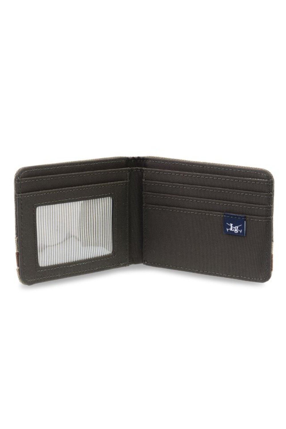 BILLETERA CANVAS BICOLOR Verde
