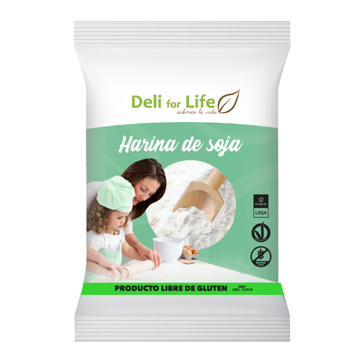 Harina De Soja 1kg 