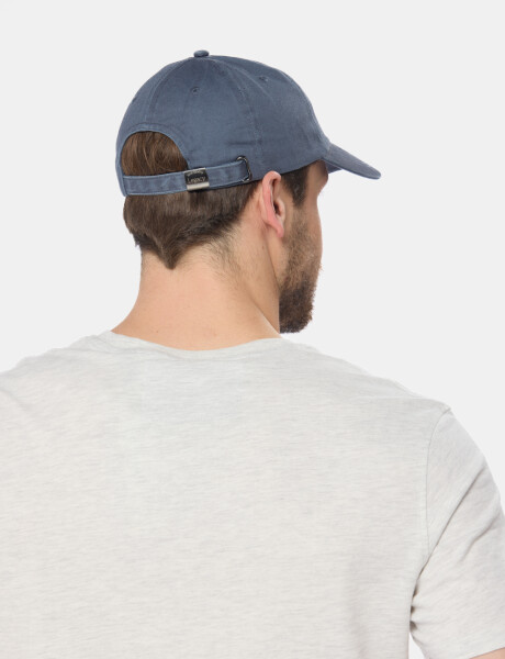 GORRO VISERA DE LONA CON PARCHE Piedra