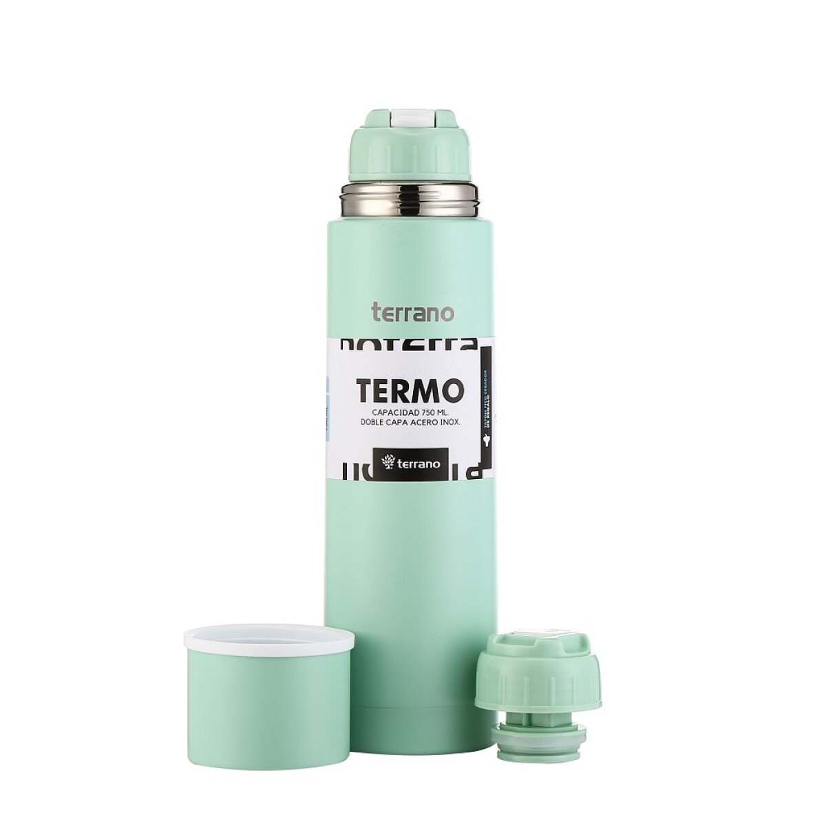 TERMO TERRANO BALA 750ML - VERDE AGUA 