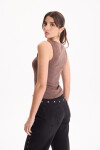 Tanktop Heart Marron