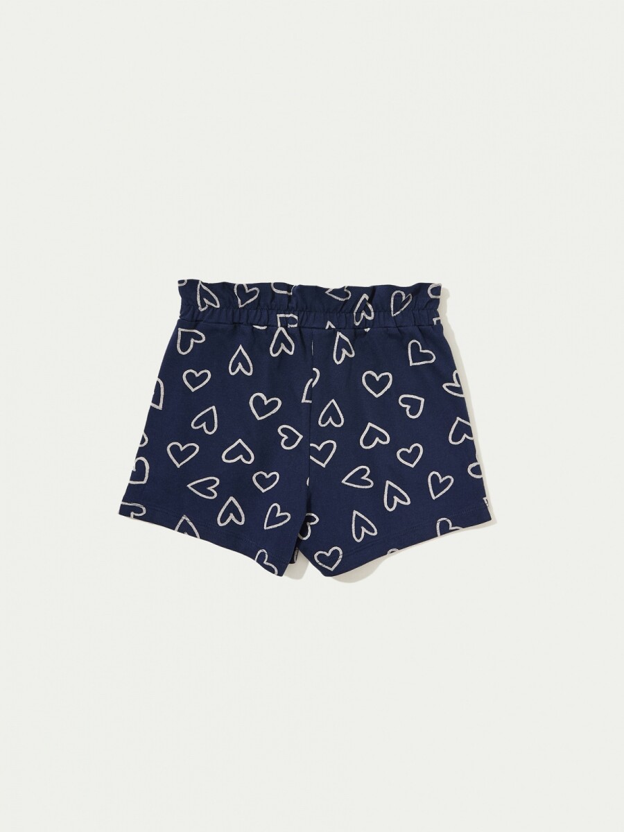 SHORT INFANTIL CON ESTAMPADO - AZUL 
