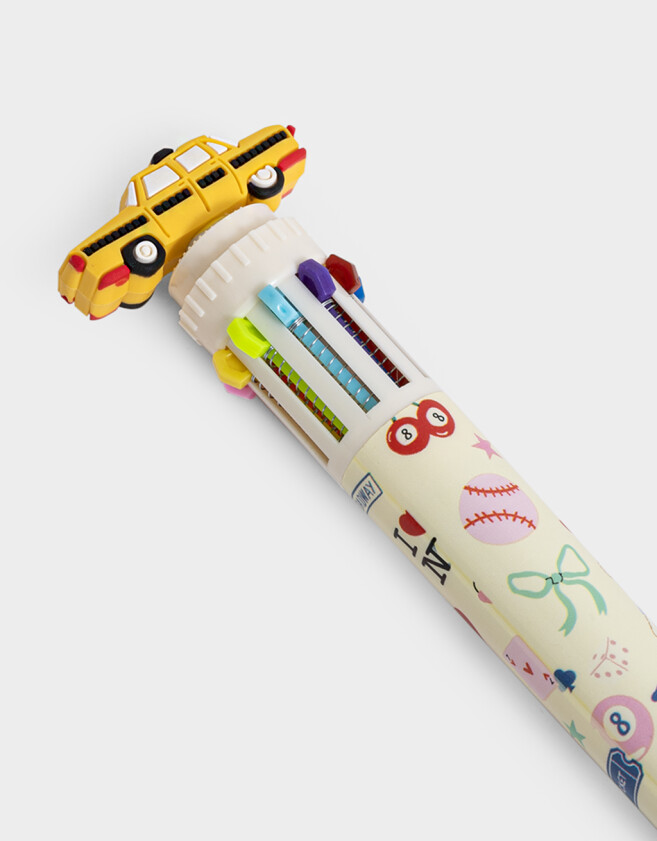Lapices y Lapiceras Estampados Lapicera Multipen Ny - Combinacion Multicolor