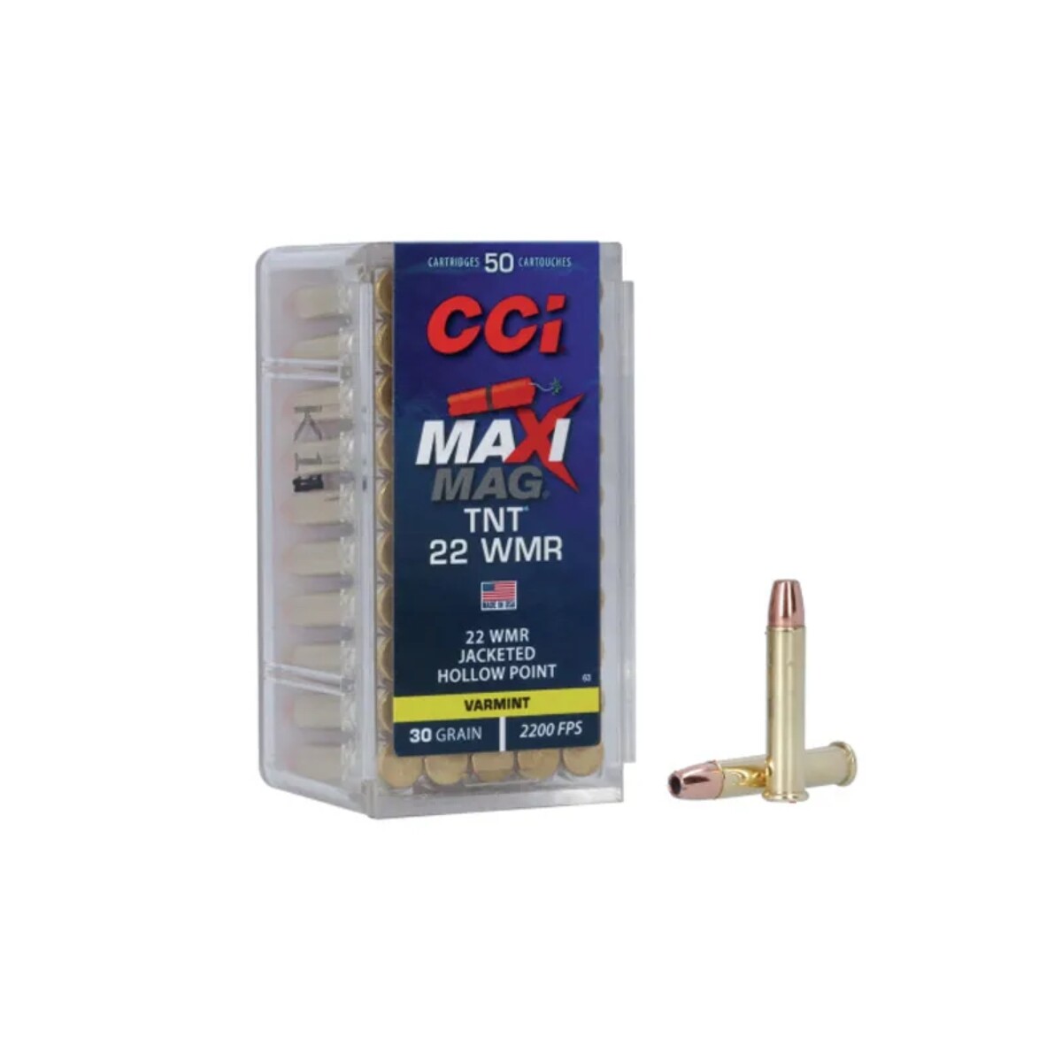 BALA CCI CAL 22WMR VARMINT 40GRS PH 