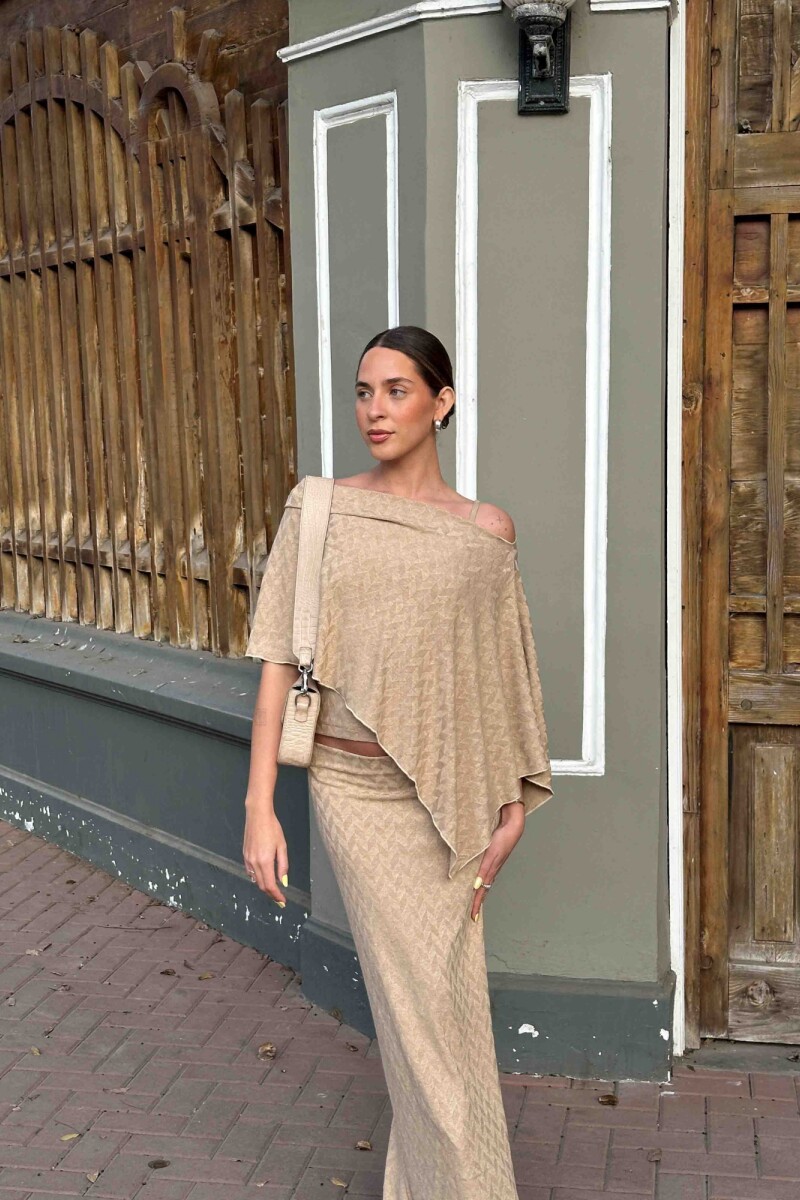 SET ILARIA BEIGE OSCURO
