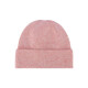 Gorro de lana rosa