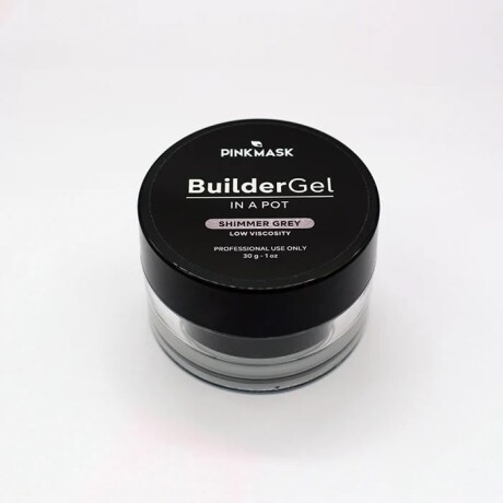 Pink Mask Gel De Construccion Builder In A Pot 30gr Shimmer Grey