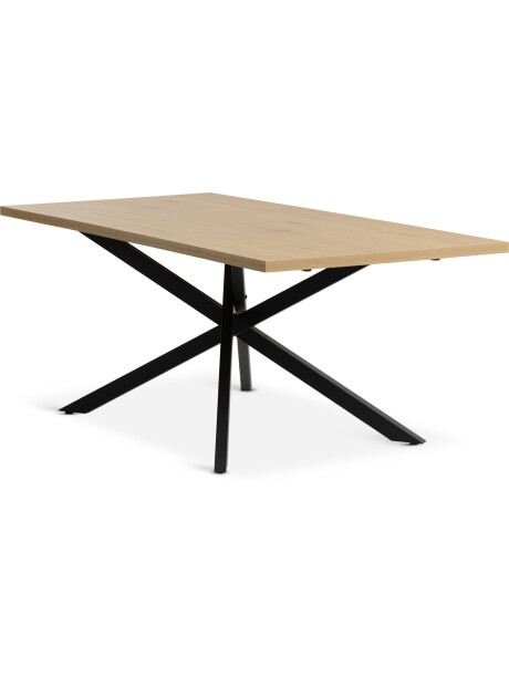Mesa de comedor NORTOFT 95x200 roble/negro Mesa de comedor NORTOFT 95x200 roble/negro