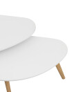 Mesa de centro LEJRE 60x120 blanco/roble Mesa de centro LEJRE 60x120 blanco/roble