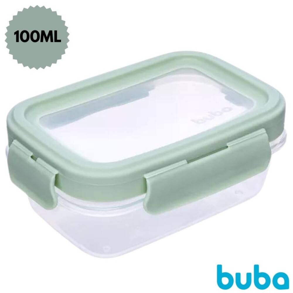 Set Tuppers X3 Herméticos BUBA verde