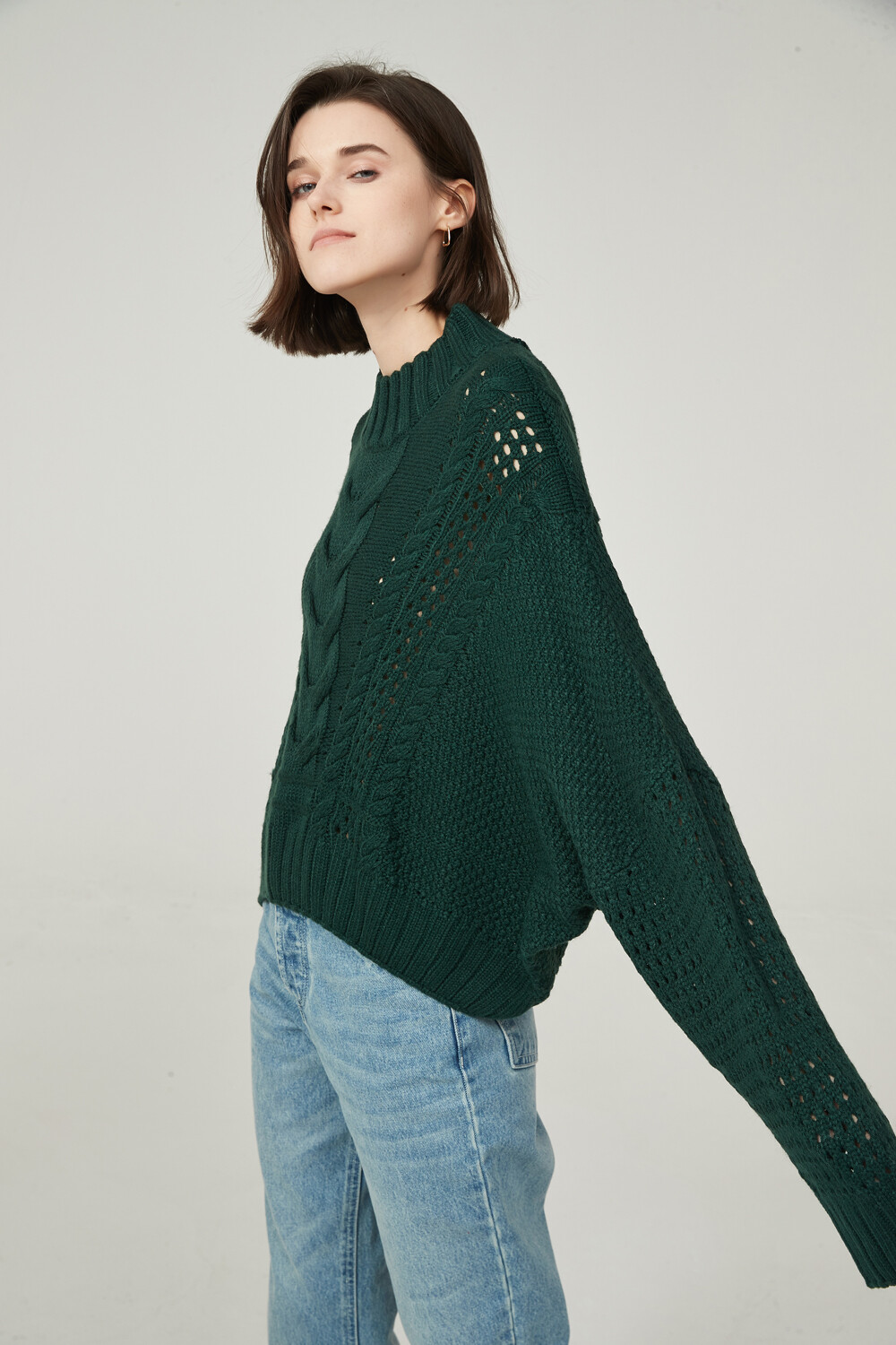 Polera Sullana Verde Ingles