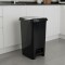 Tarro de residuos 40L con pedal NEGRO
