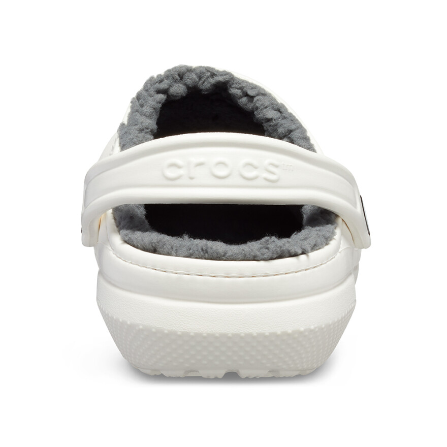 Crocs Classic Lined Clog - Unisex White/grey