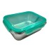Vianda Metálico Para Microondas 1300 Ml Verde