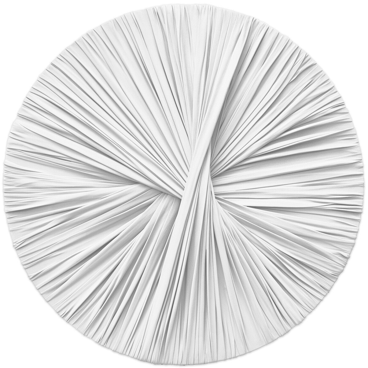CIRCULO CON ONDAS TEXTURED CANVAS BLANCA 