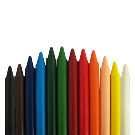 Caja Crayolas Acrilex 12 Unidades Colores Surtidos Caja Crayolas Acrilex 12 Unidades Colores Surtidos